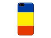 Waterdrop Snap on Romania Flag Case For Iphone 5 5s