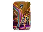 Tough Galaxy TcH7497YpAE Case Cover Case For Galaxy S4 3d Neon Colorful 34