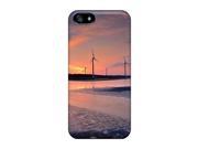 Tough Iphone VdE9363RznD Case Cover Case For Iphone 5 5s windmills Propeller Blade Twilight Water Shallow Algae