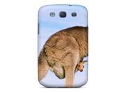 New Galaxy S3 Case Cover Casing eastern Gray Kangaroo With Joey
