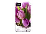 Tpu Case For Iphone 4 4s With The Beauty Of The Tulips