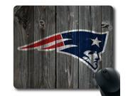 for New England Patriots Wood Logo Mousepad Customized Rectangle Mouse Pad 10 x 11