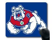 for NCAA Fresno State Bulldogs on Blue Rectangle Mouse Pad 10 x 11