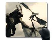 for The Elder Scrolls V Skyrim Dragonborn Custom Mouse Pad Rectangle 8 x 9