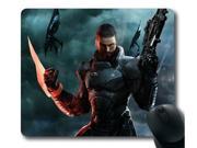 for Mass Effect 3 Commander Shepard Rectangle Mouse Pad 9 x 10