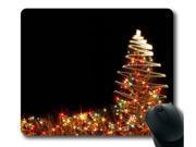 for Crazy Chrsitmas Tree with Lights and Christmas Balls Rectangle Mouse Pad 8 x 9