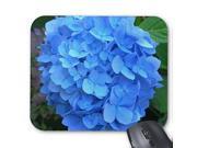 Blue Hydrangea Mouse Pad Stylish durable office accessory and gift 9 x 10