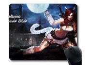 Generic League Of Legends Game Katarina Mouse Pad Mouse Mat Rectangle by cyyxmchris 9 x 10