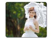 Design Mousepad Bride With An Umbrella Mouse Pad Personalized Beauty Mouse Mat Cute Gaming Mouse pad 8 x 9