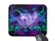 Purple lotus flower and its meaning mouse pad Stylish durable office accessory and gift 9 x 10