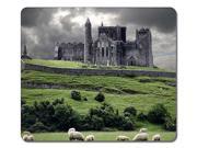 SUN VIGOR The Rock Of Cashel Ireland Europe Large Mouse Pad Oblong Shaped Natural Eco Rubber Design Durable Mouse Mat Computer Accessories Gaming Mouse Pad For