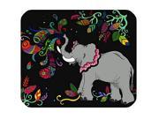 Colorful Elephant Image Special Made for Rectangle Mouse Pad Mat Cloth Cover Non slip Backing 10 x 11