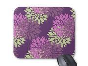 Bold Purple Floral Mouse Pad 9 x 10