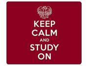 Generic Keep Calm And Study On White and Red Mouse Pad Rectangle 100g by cyyxmchris 10 x 11