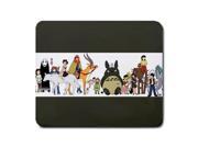 Totoro My Neighbor Totoro Animated Film Anime Funny Cute Rectangle Mouse Pad 9 x 10