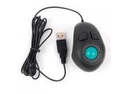 Handheld USB Trackball Finger Mouse Off Table Design for Free and Comfortable Operation Trackball Mouse