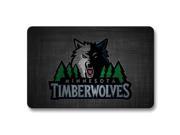 Minnesota Timberwolves Doormat Non Slip Foot Pads Decorations Bedroom Kitchen 18 x 30