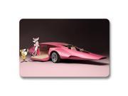 Non Skid High definition Door Mats Doormats Cover Outdoor Drawing Room The Pink Panther 15x23inch