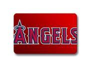 Non skid Top Fabric Door Mat Office Door Doormats Cover Los Angeles Angels of Anaheim 15x23inch