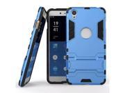 Armor Series One Plus X Case TPU and PC 2 in 1 Kickstand Protective Cover Finish Case for One Plus X Blue