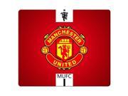 Mouse Pads rubber cloth antiskid low friction Manchester United FC soccer club logo 8 x 9