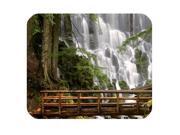 Forest Waterfall Wooden Bridge Mouse Pad - Gamer Gaming Mouse Pad Size:10 Forest Waterfall Wooden Bridge Mouse Pad - Gamer Gaming Mouse Pad Size:10