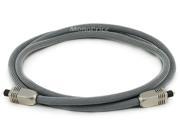 Premium Metal 6 FT 2M Optical TosLink Cable Cord Digital Fiber Audio 8MM OD AV