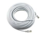 100FT ETHERNET NETWORK WHITE CAT5 CAT5E CABLE