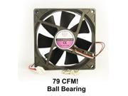 92mm 25mm Case Fan 12V DC 79CFM PC CPU Computer Cooling Ball Brg 3pin 240a