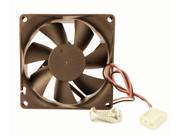 80mm 25mm Case Fan 12VDC 46CFM PC Computer CPU Cooling Ball Brg 2 Wire 348a*