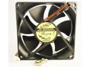 92mm 25mm Case Fan 12V DC 62CFM PC CPU Computer Cooling Ball Brg 2Wire 341a