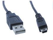 15FT USB2.0 MALE A to MINI B 5 PIN Printer Camera Cable Black