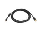 10ft USB 2.0 A Male to Micro 5pin Male 28 24AWG Cable w Ferrite Core