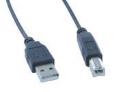 15FT USB 2.0 A TO B HIGH SPEED PRINTER SCANNER CABLE CORD BLACK