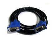 10 FT HD15 Male to Male VGA Blue Connector TV Monitor Cable for PC Laptop