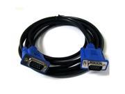 6 FT HD15 Male to Male VGA Blue Connector TV Monitor Cable for PC Laptop
