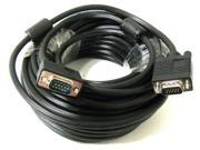 75FT 15 PIN SVGA SUPER VGA Monitor M M Male To Male Cable CORD FOR PC TV