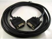 6FT 15 PIN SVGA SUPER VGA Monitor M M Male 2 Male Cable BLK CORD FOR PC TV