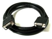 10FT 15 PIN BLACK SVGA VGA ADAPTER Monitor M M Male To Male Cable CORD FOR PC TV