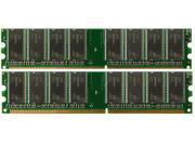DDR PC3200 2GB 2X1GB 400 LOW DENSITY MEMORY for Dell Optiplex gx260