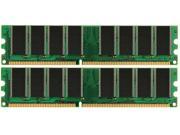 Low Density 2GB KIT 2x1GB PC3200 DDR400 Dual Channel 184pin DIMM Memory DDR1