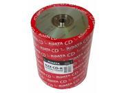 100 Blank CD R CDR Recordable Branded 52X 700MB Media Disc