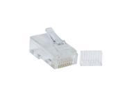 100 Pcs LOT Premium RJ45 Modular Plug CAT6 8P8C Connector End w Load Bar Insert