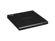 Ultra Slim Black Portable CD DVD Burner External Optical Drive