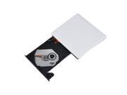 Slim External USB 3.0 DVD RW CD Writer Drive Burner Reader Player For Laptop PC white