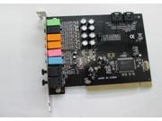 Enet PCI 8 Channel 8CH 7.1 Sound Card Optical CMI8768 Chipset Work Windows 9X 2000 XP Vista 7 8 Linux