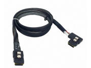 Ultra Slim Flat Left Angled 90 Degree Mini SAS 36pin SFF 8087 to 8087 Data Raid Cable 50cm