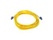 33ft LC LC 9 125 Duplex Single Mode Optic Fiber Optics Optical Cable Yellow