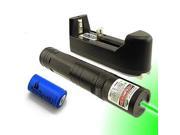 532nm Green Laser Pointer Light Pen Lazer Beam High Power 5mw 16340 Charger