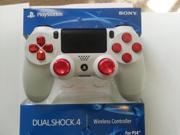 SONY PS4 MODDED RAPID FIRE CONTROLLER WHITE RED CHROME GHOST AW BF4. DESTINY